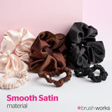 Brushworks Everyday Satin Scrunchie Set