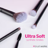 Brushworks Mini Travel Face And Eye Brush Set