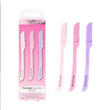 Brushworks Precision Eyebrow Razor (Pack of 3)