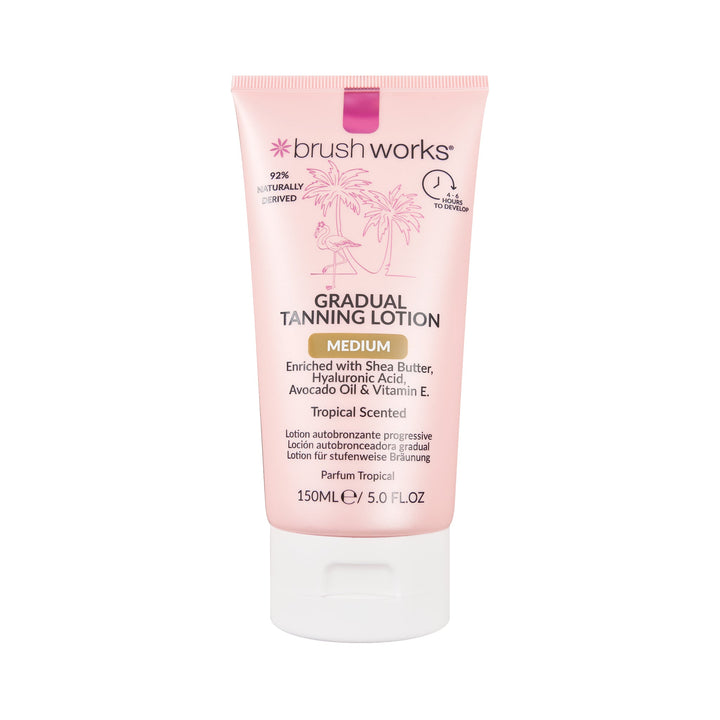Brushworks Gradual Tanning Lotion Medium - 150ml