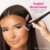 Brushworks No. 7 Angled Blush Brush