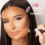 Brushworks No. 8 Precise Angled Concealer Buffing Brush