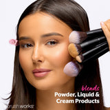 Brushworks Buff and Blend Face Set