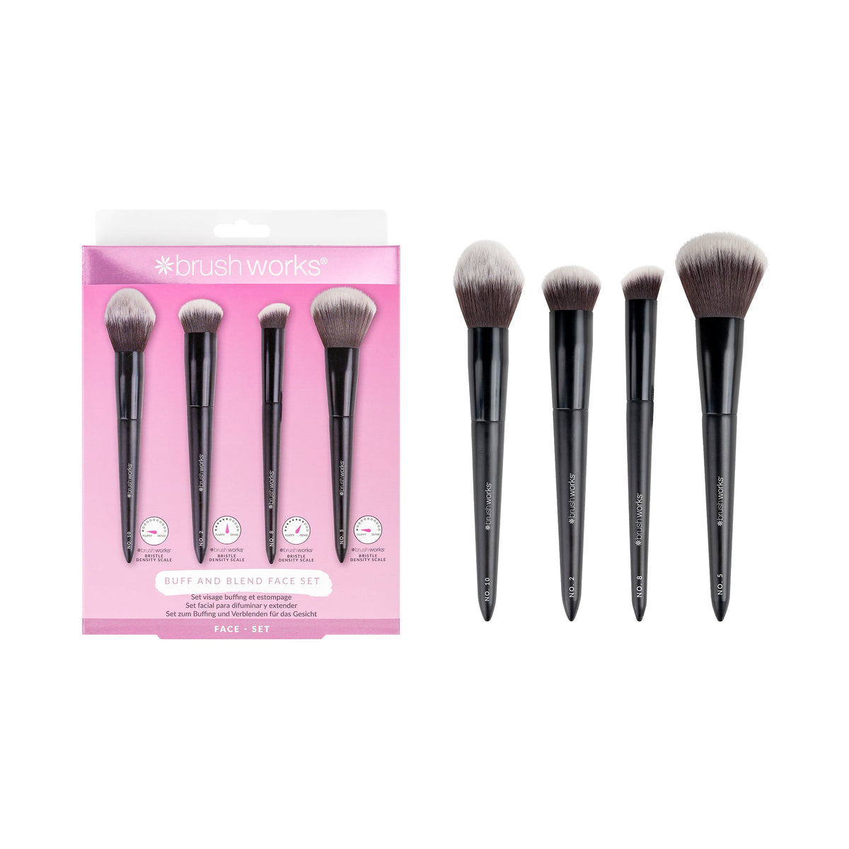 Brushworks Buff and Blend Face Set