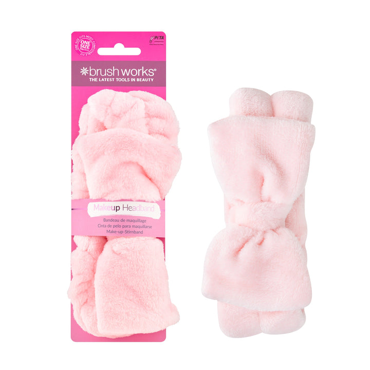 Brushworks Makeup Headband - Pink