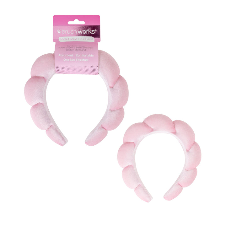Brushworks Pink Cloud Headband