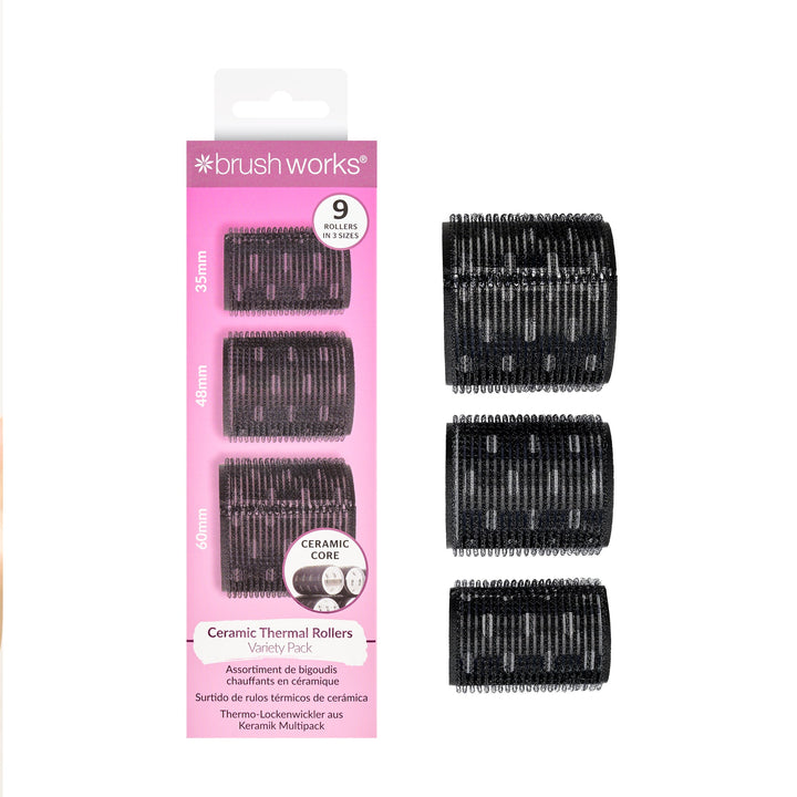 Brushworks Ceramic Thermal Rollers Variety Pack