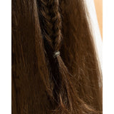 Brushworks Clear Flexi Elastic Hair Bands - 100 Pieces