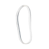 Brushworks Clear Flexi Elastic Hair Bands - 100 Pieces