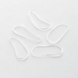 Brushworks Clear Flexi Elastic Hair Bands - 100 Pieces