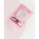 Brushworks Clear Flexi Elastic Hair Bands - 100 Pieces