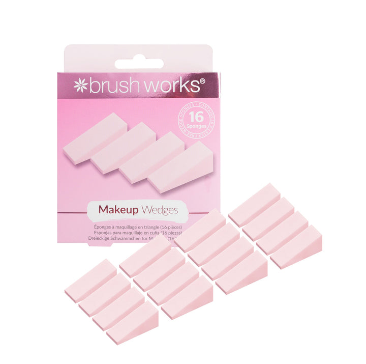 Brushworks Makeup Wedges (16 Pieces)
