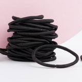 Brushworks Classic Black Hairbands - 40 Pack