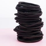 Brushworks Classic Black Hairbands - 40 Pack