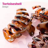 Brushworks Tortoiseshell Claw Clips - 3 Pack