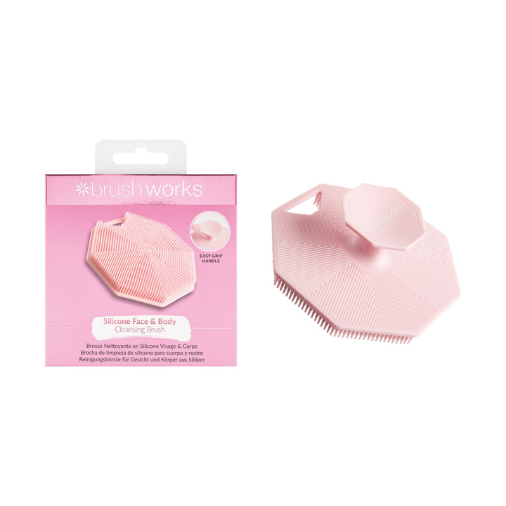 Brushworks Silicone Face & Body Cleansing Brush