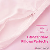 Brushworks Luxe Satin Pillowcase - Pink