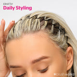 Brushworks Flexi Zig Zag Headbands - 3 Pack