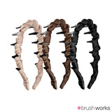 Brushworks Ribbon Zig Zag Headbands - 3 Pack