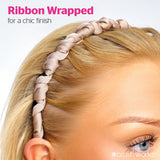 Brushworks Ribbon Zig Zag Headbands - 3 Pack